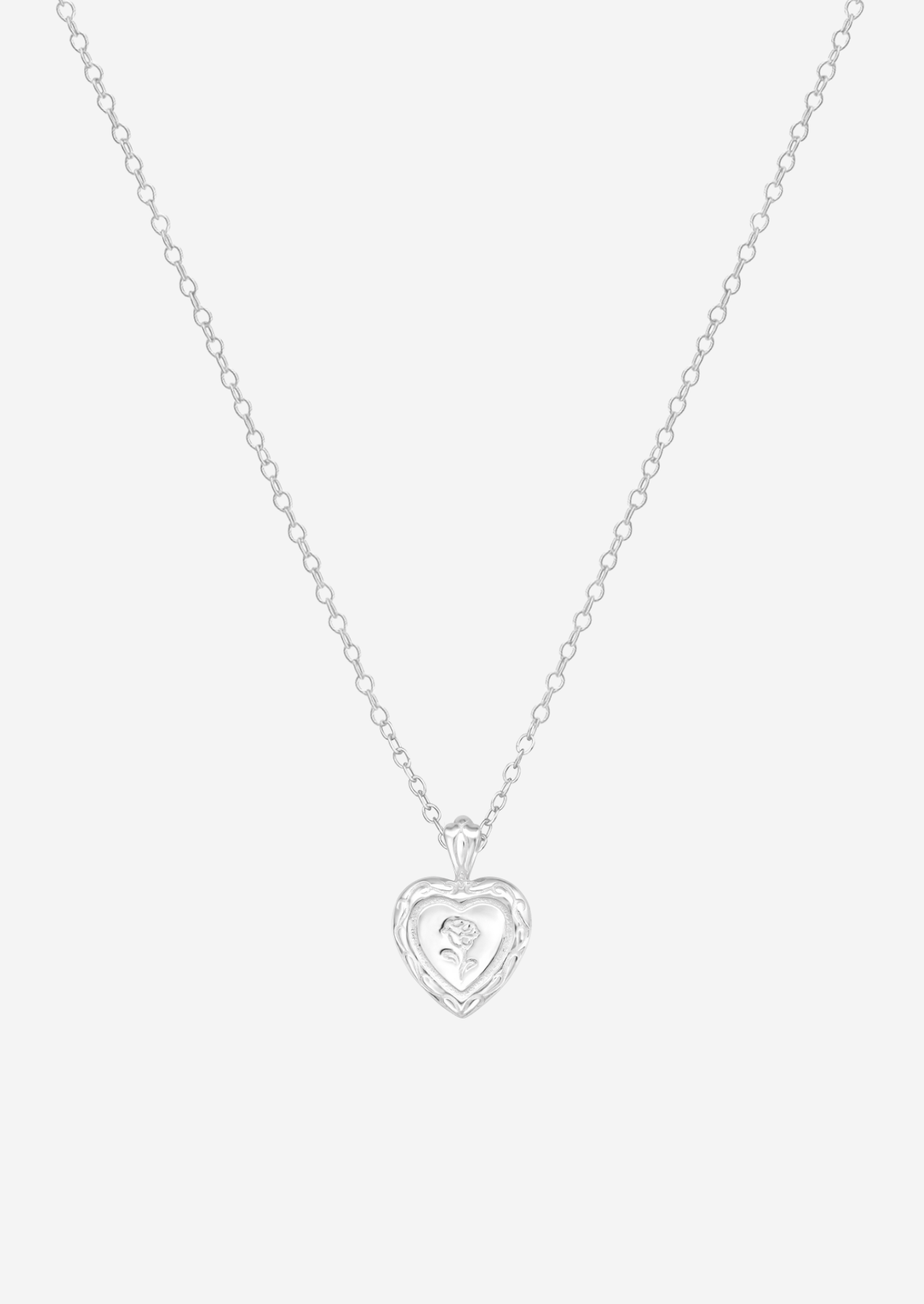 The Secret Heart Sterling Silver Pendant Necklace - Molten Store