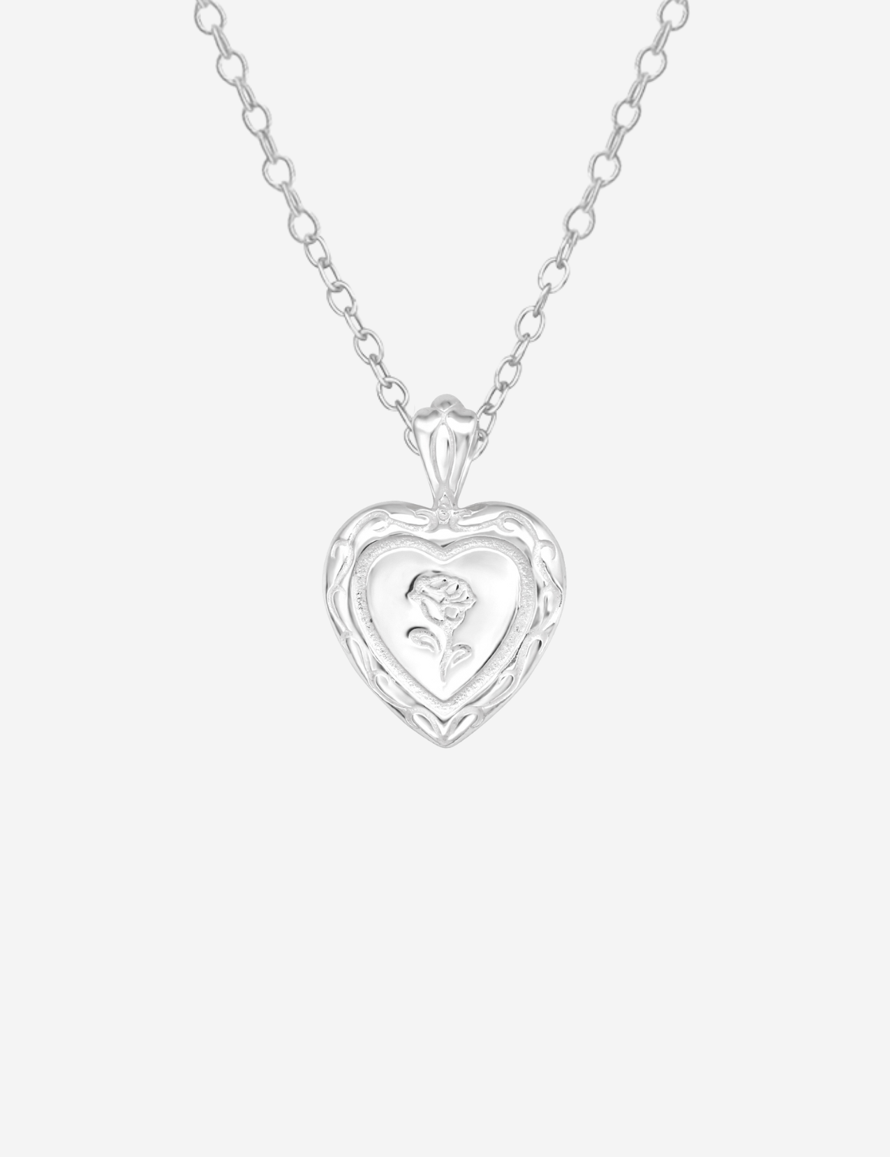 The Secret Heart Sterling Silver Pendant Necklace - Molten Store