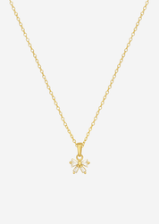 The Shimmer Bow 14ct Gold Vermeil Pendant Necklace - Molten Store