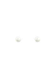 The Siren Pearl Gold Vermeil Stud Earrings (4mm) - Molten Store