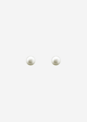 The Siren Pearl Sterling Silver Stud Earrings (4mm) - Molten Store