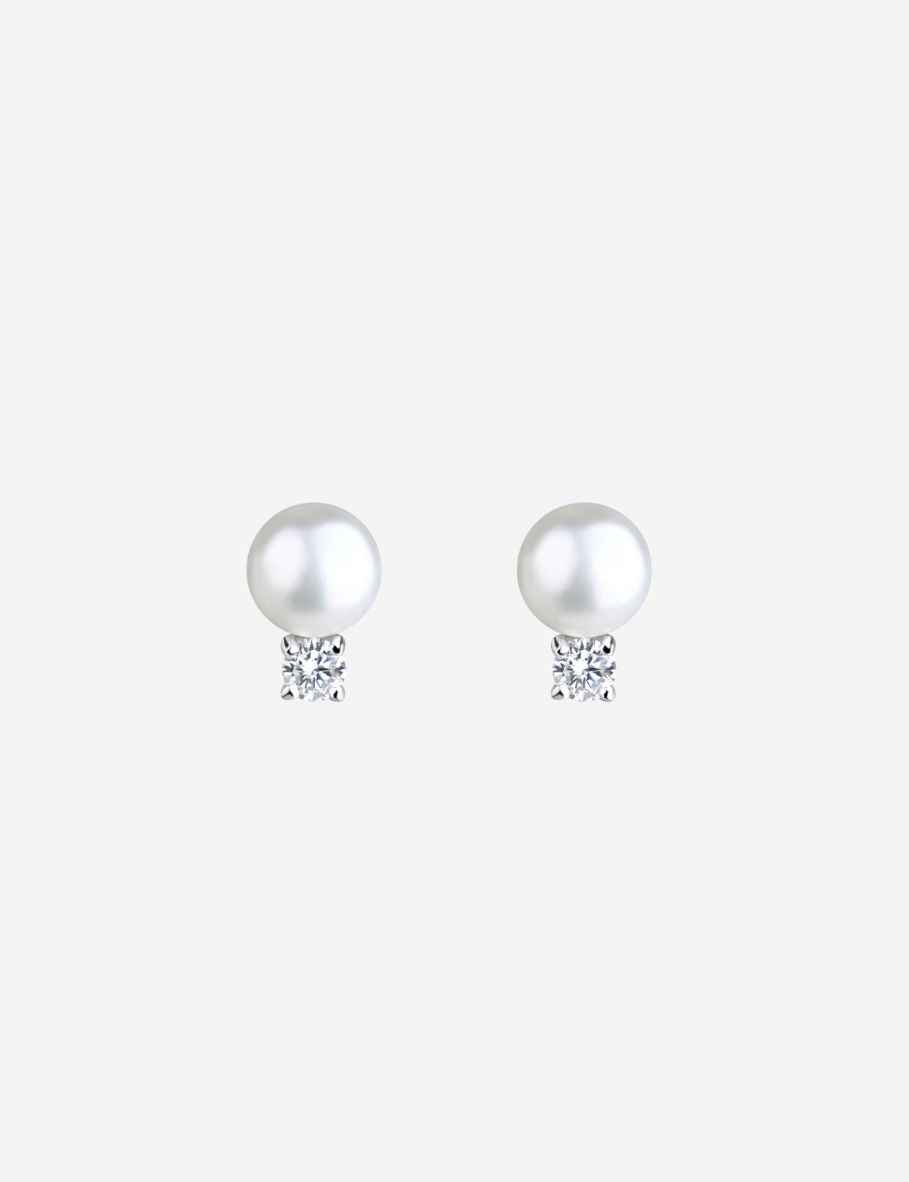 The Snowdrop Sterling Silver Stud Earrings - Molten Store