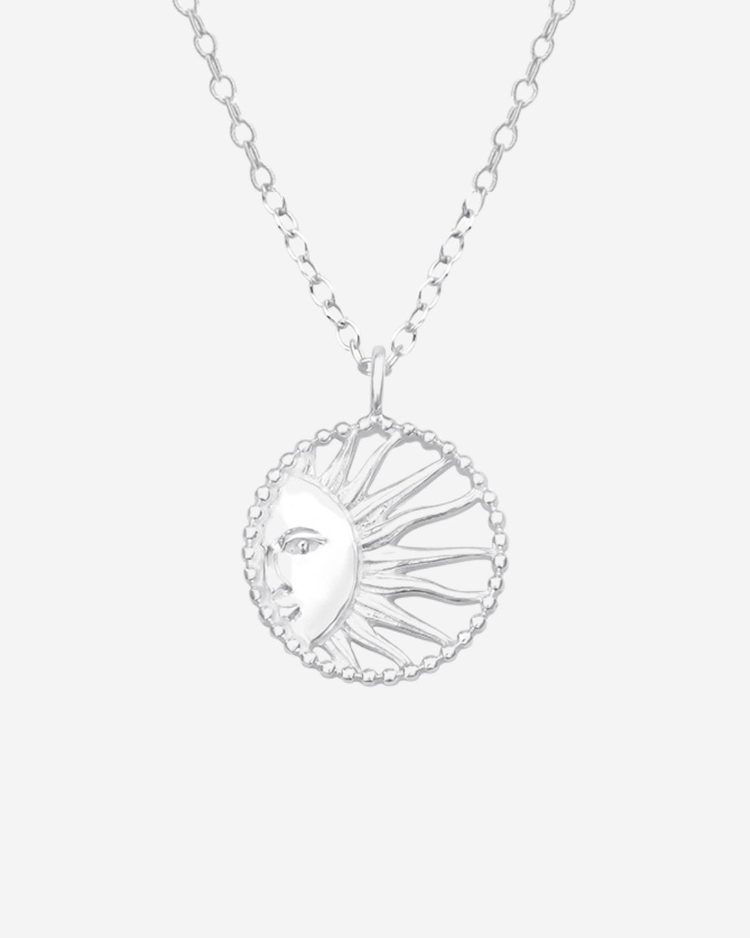 The Soleil Sterling Silver Pendant Necklace - Molten Store