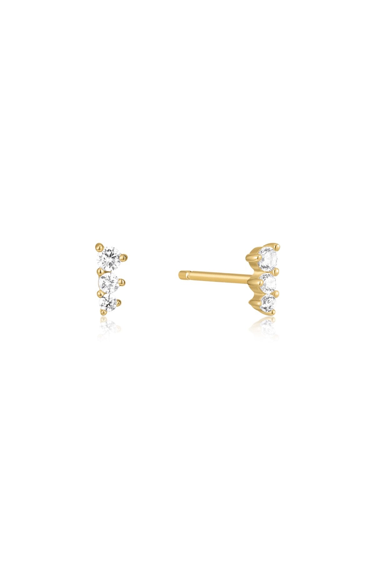 The Stardust Topaz 14ct Gold Vermeil Stud Earrings - Molten Store