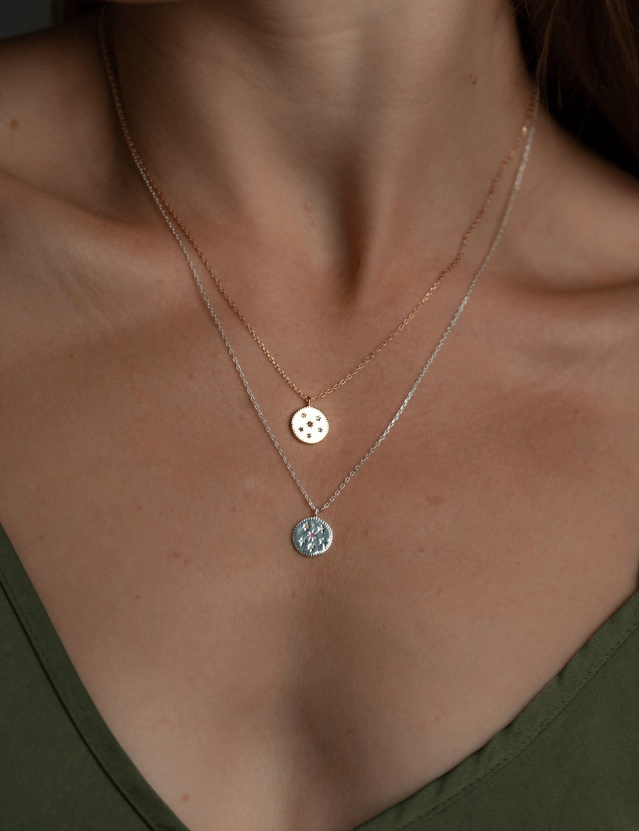 The Stargazer Silver Necklace - Molten Store