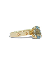 The Stella Ring with 1.14ct Aquamarine - Molten Store