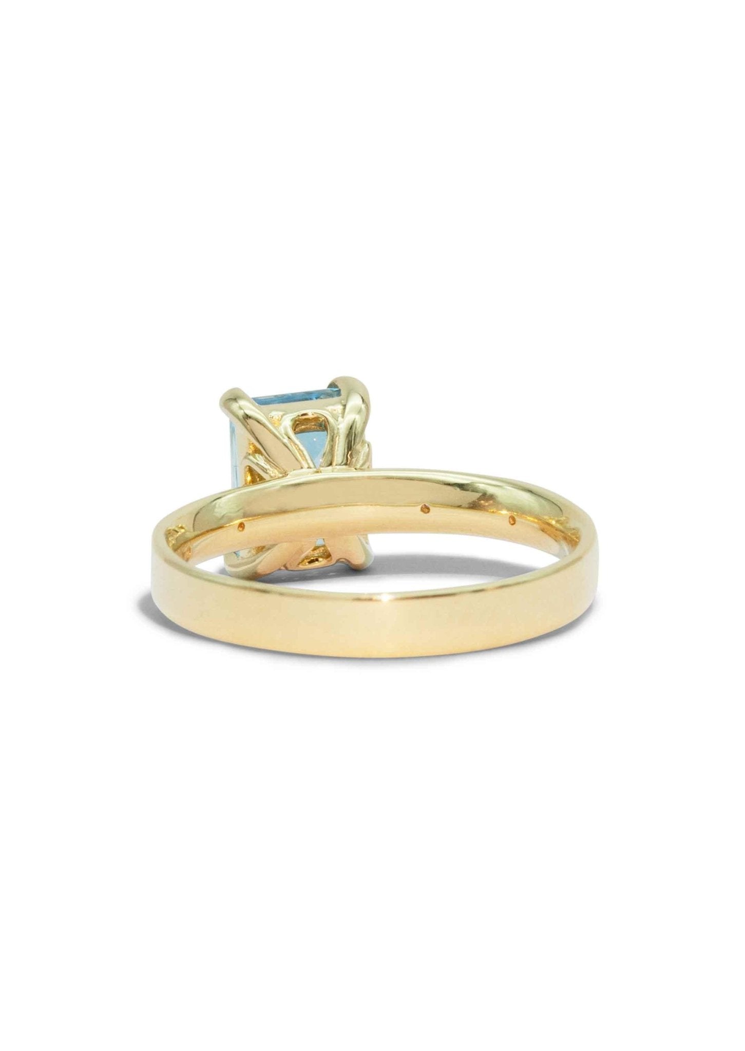 The Stella Ring with 1.43ct Aquamarine - Molten Store