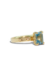 The Stella Ring with 1.43ct Aquamarine - Molten Store