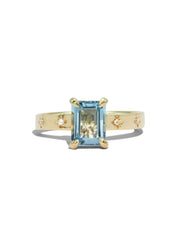 The Stella Ring with 1.43ct Aquamarine - Molten Store