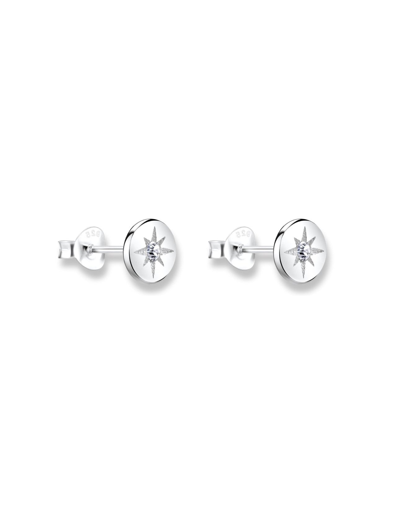 The Stellar Silver Stud Earrings - Molten Store