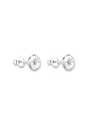 The Stellar Silver Stud Earrings - Molten Store