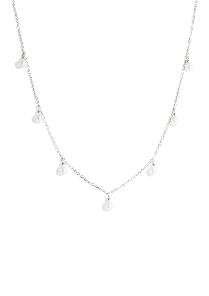 The Sunbeam Pearl Silver Necklace - Molten Store