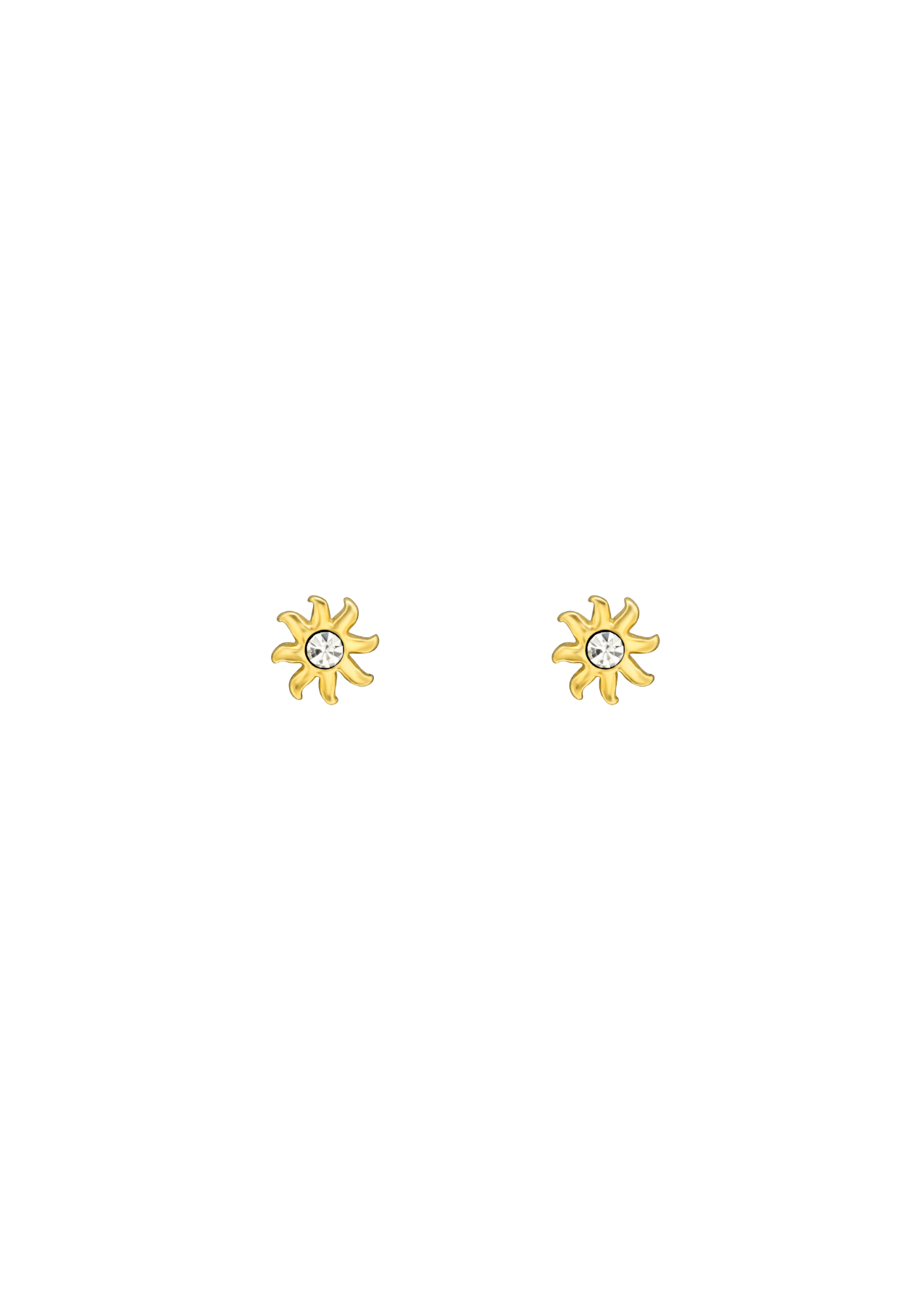 The Sundance 14ct Gold Vermeil Stud Earrings - Molten Store