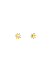 The Sundance 14ct Gold Vermeil Stud Earrings - Molten Store