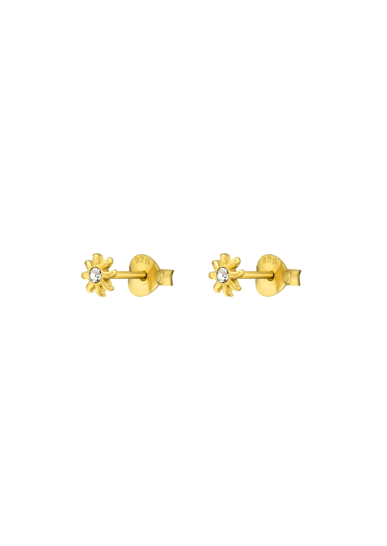 The Sundance 14ct Gold Vermeil Stud Earrings - Molten Store