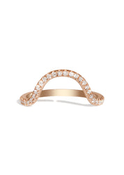 The Swoon Diamond Band Rose Gold - Molten Store