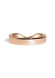 The Swoop Rose Gold Band - Molten Store