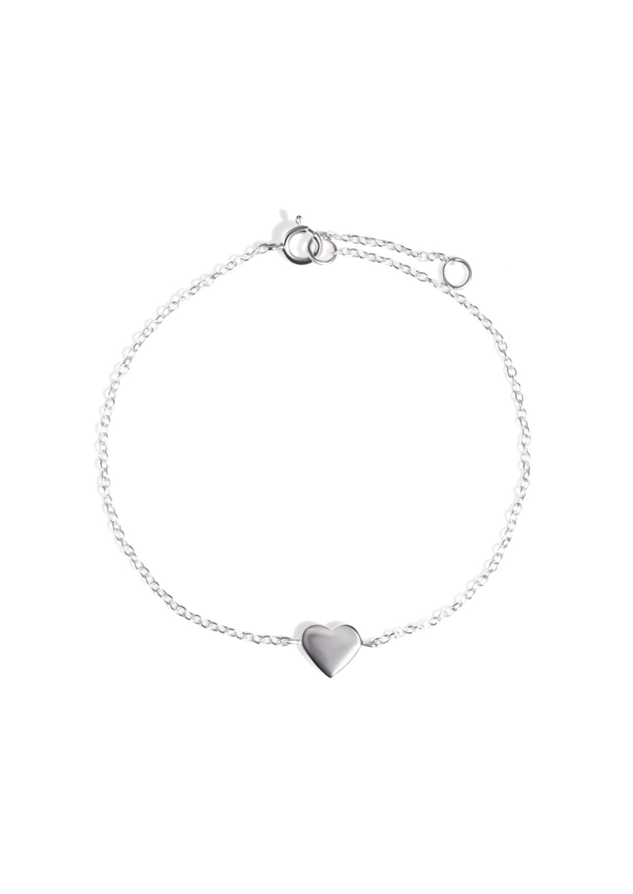 The Take Heart Silver Bracelet - Molten Store