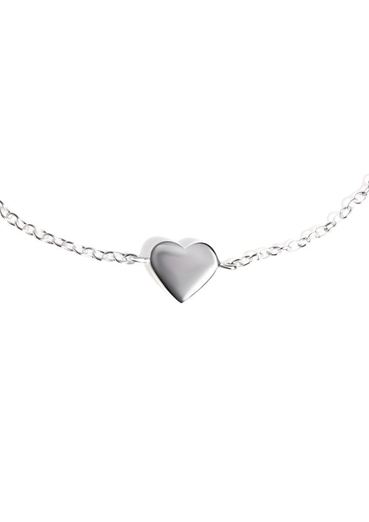 The Take Heart Silver Bracelet - Molten Store