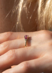 The Tatty Sapphire & Tourmaline Ring - Molten Store