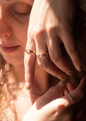 The Tatty Sapphire & Tourmaline Ring - Molten Store