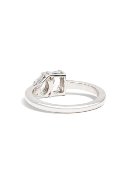 The Toi Et Moi White Gold Ring Setting - Molten Store