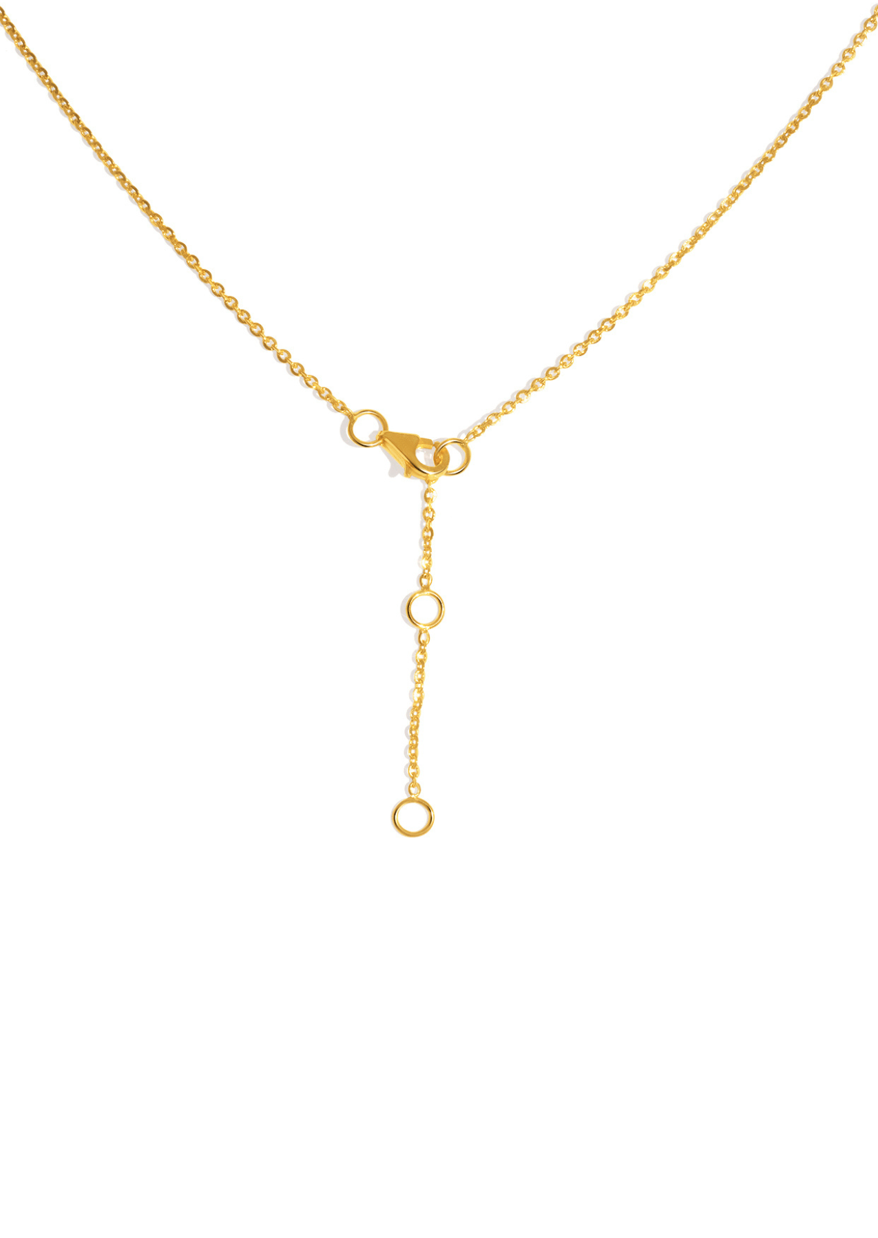 The Twila 14ct Yellow Gold Necklace with .30ct Round Brilliant Cut Diamond - Molten Store