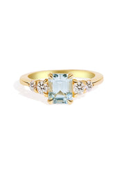 The Vera Ring with 1.47ct Emerald Aquamarine - Molten Store