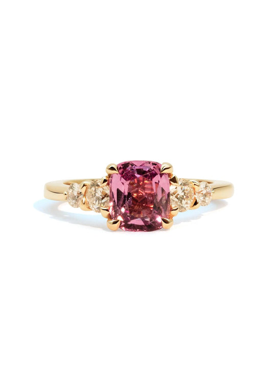 The Vera Ring with 1.94ct Cushion Spinel - Molten Store