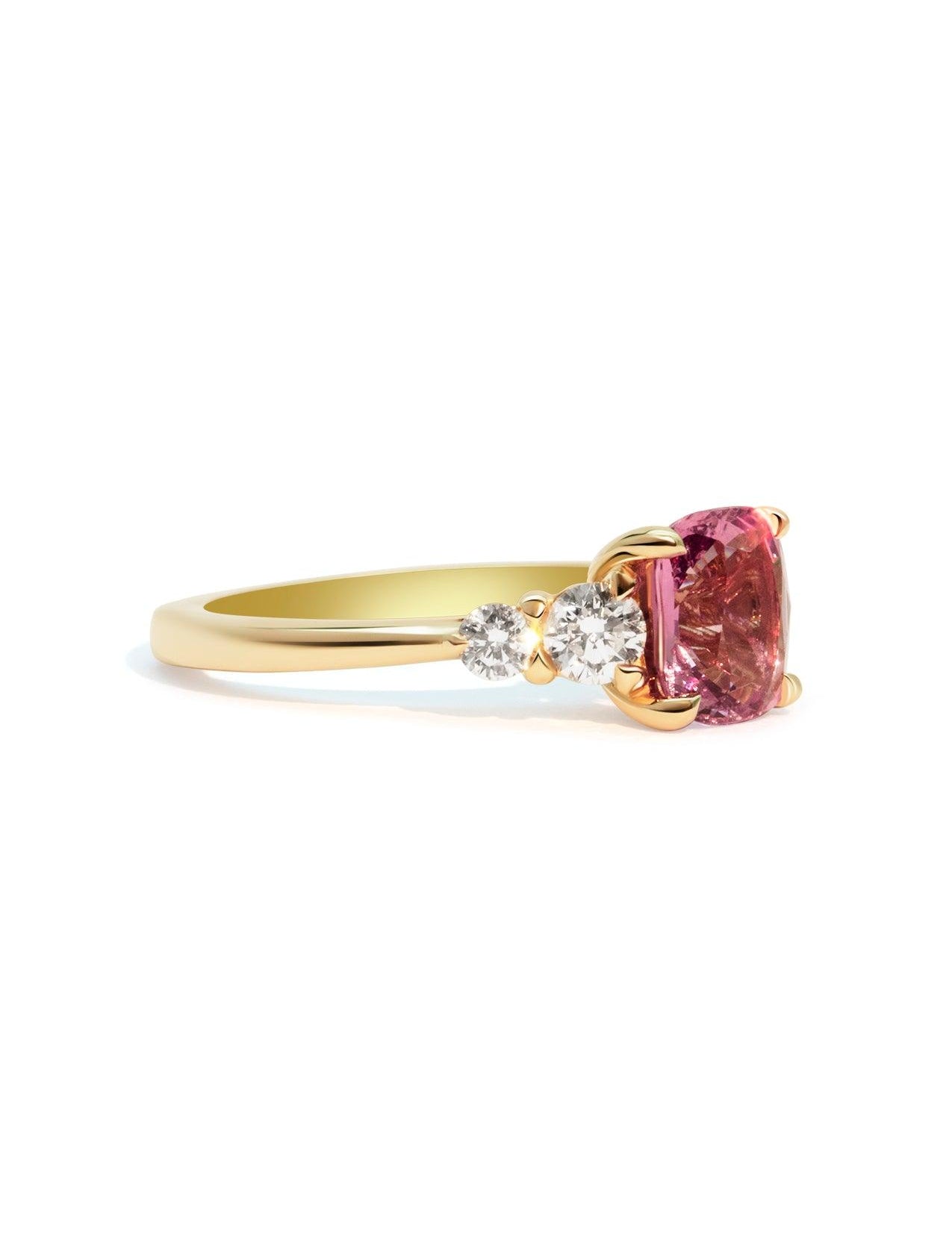 The Vera Ring with 1.94ct Cushion Spinel - Molten Store