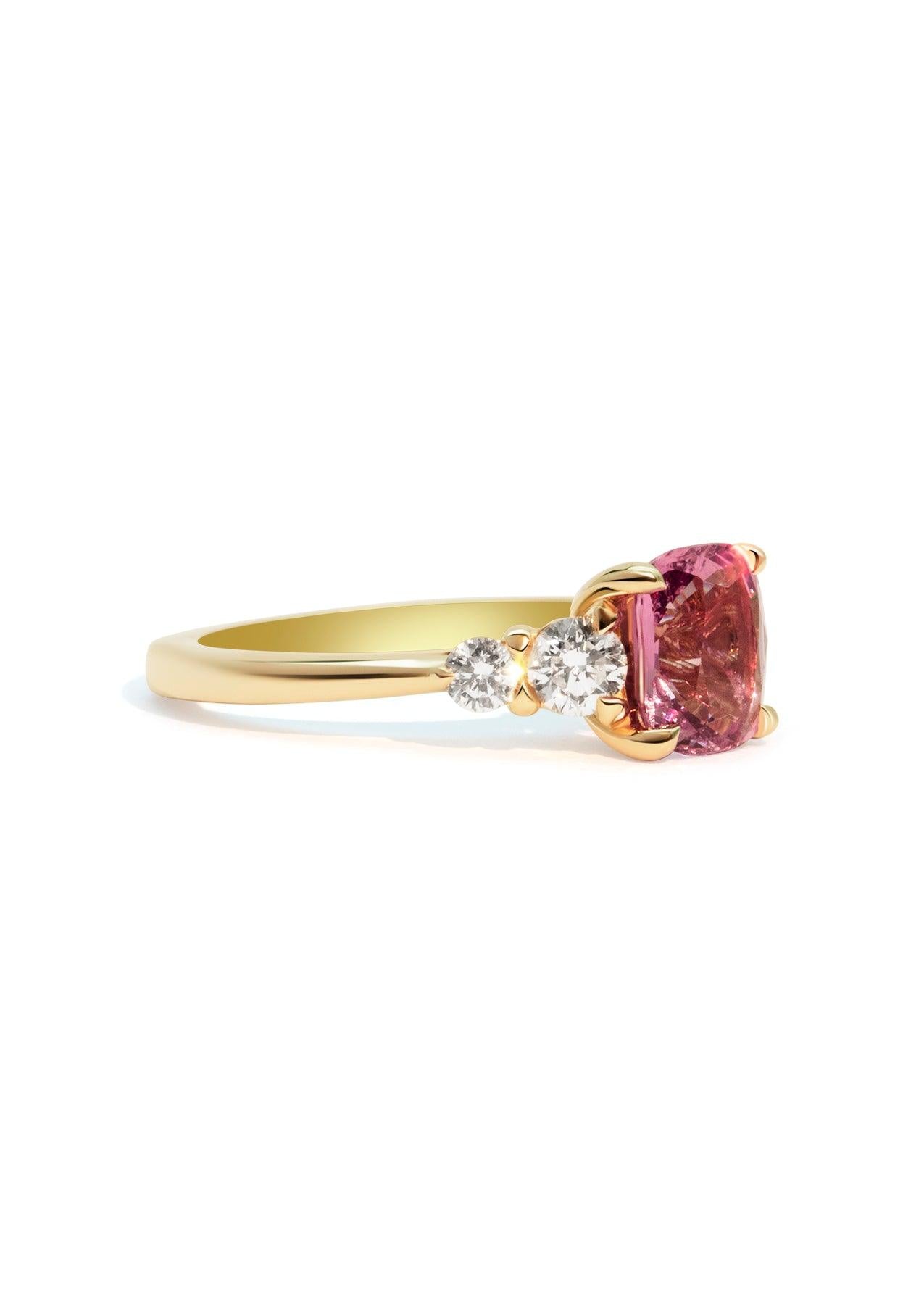 The Vera Ring with 1.94ct Cushion Spinel - Molten Store