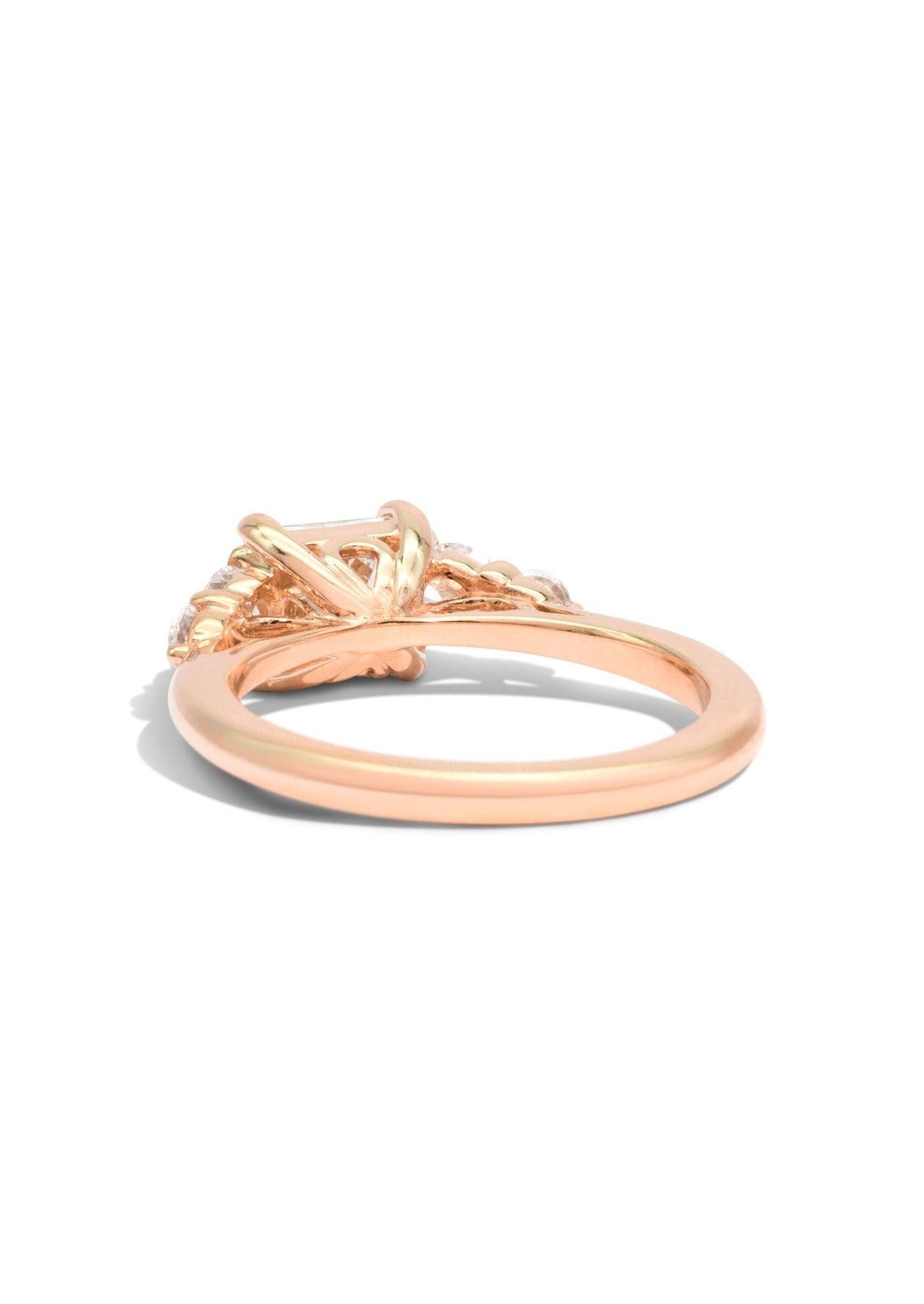 The Vera Rose Gold Ring Setting - Molten Store