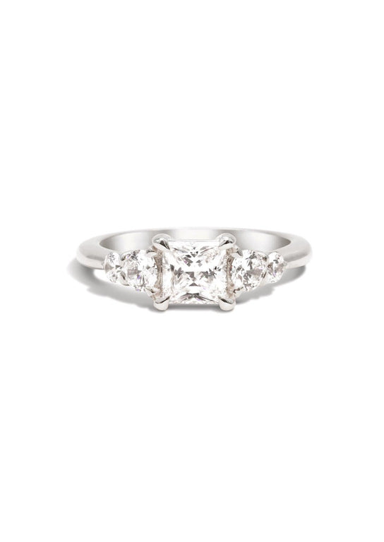 The Vera White Gold Ring Setting - Molten Store