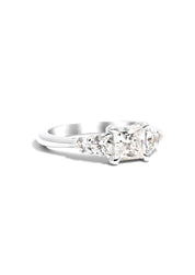 The Vera White Gold Ring Setting - Molten Store