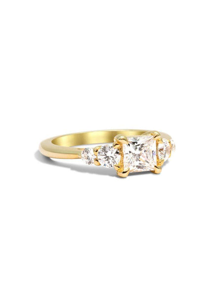 The Vera Yellow Gold Ring Setting - Molten Store