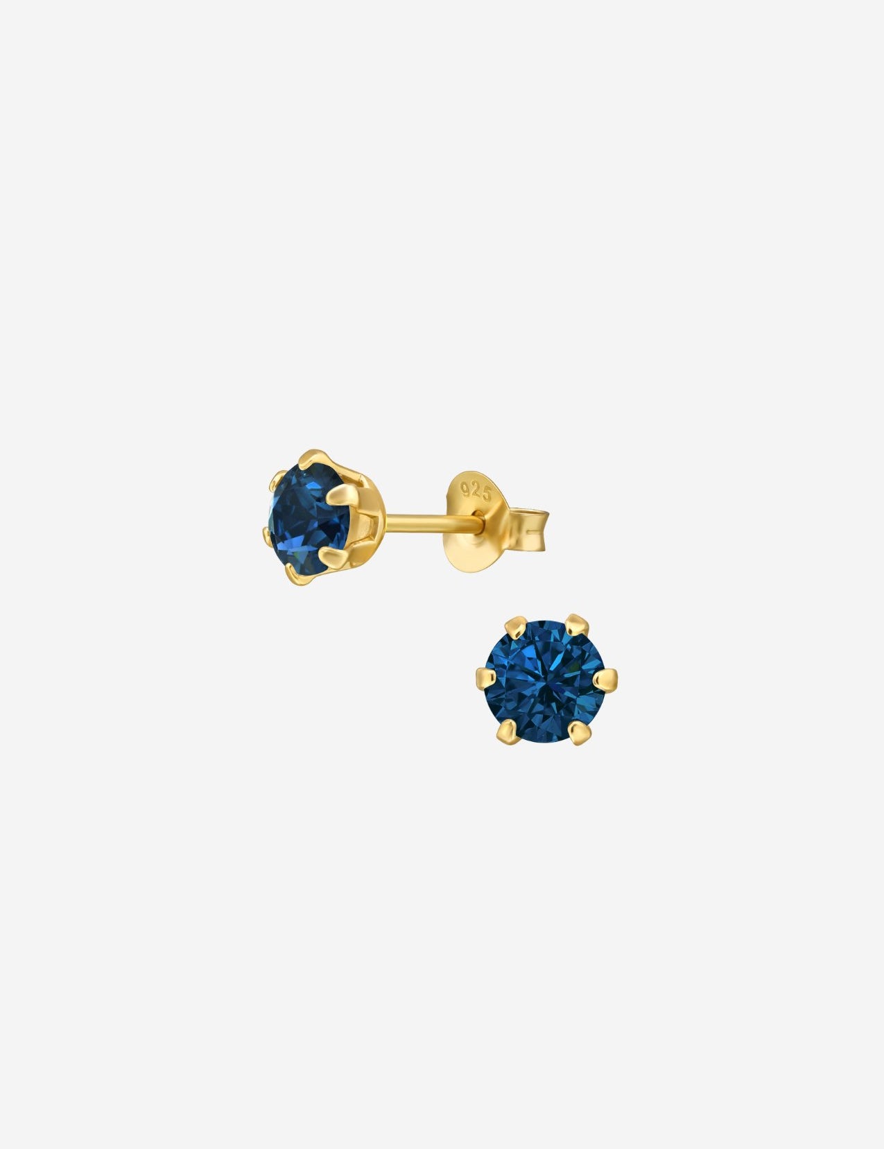 The Vivid 14ct Gold Vermeil Stud Earrings - Molten Store