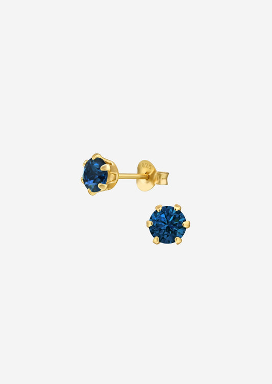 The Vivid 14ct Gold Vermeil Stud Earrings - Molten Store