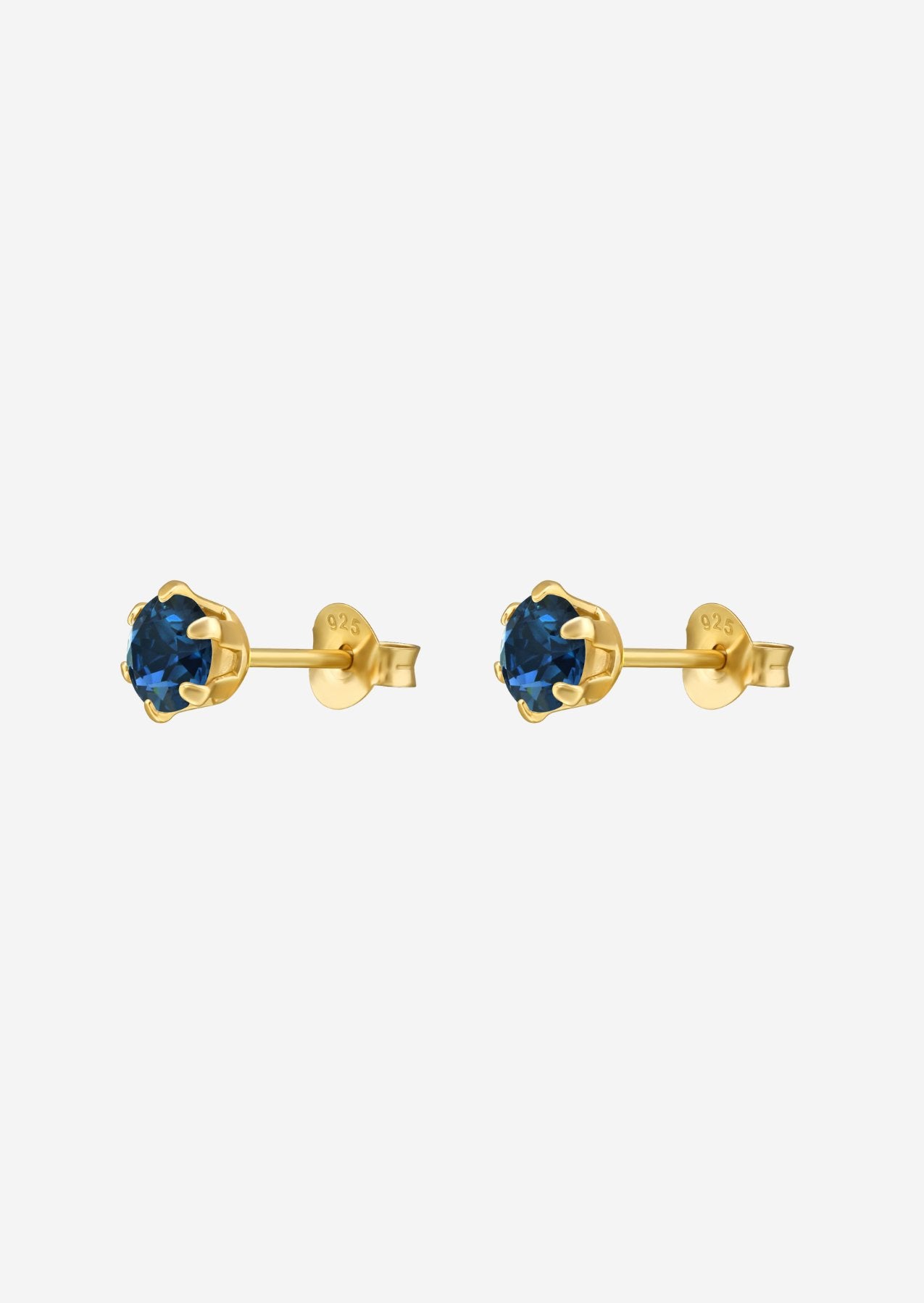 The Vivid 14ct Gold Vermeil Stud Earrings - Molten Store