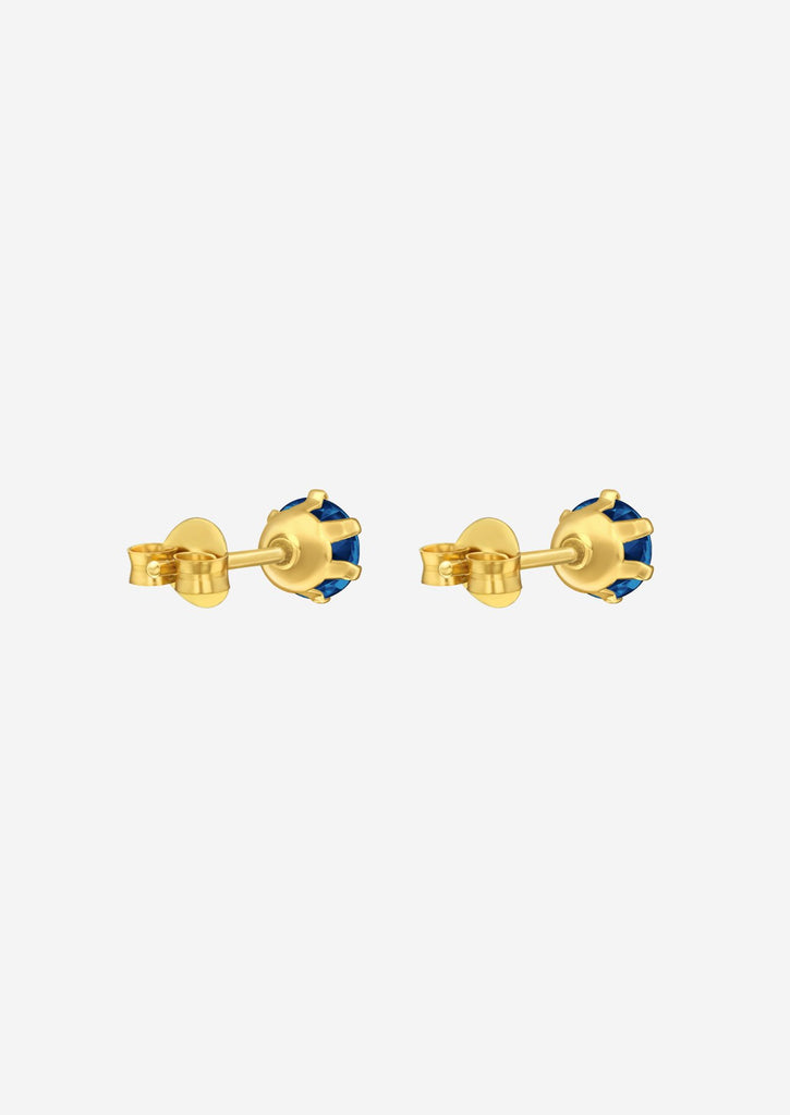 The Vivid 14ct Gold Vermeil Stud Earrings - Molten Store