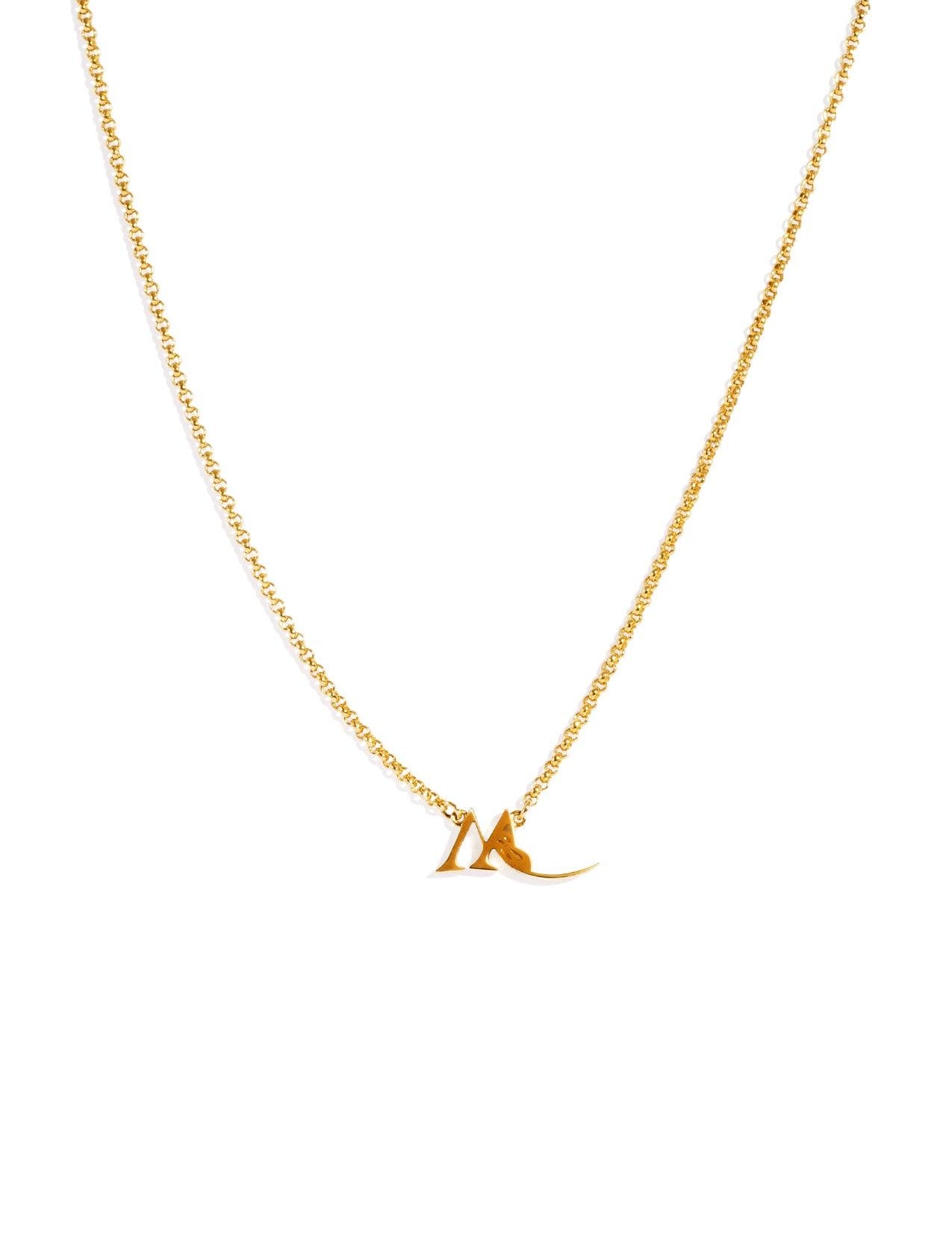 The Whisp Insignia 9ct Solid Gold Necklace - Molten Store