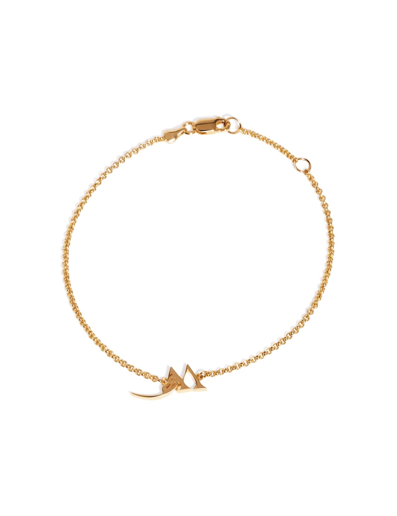 The Whisp Insignia Solid Gold Bracelet - Molten Store