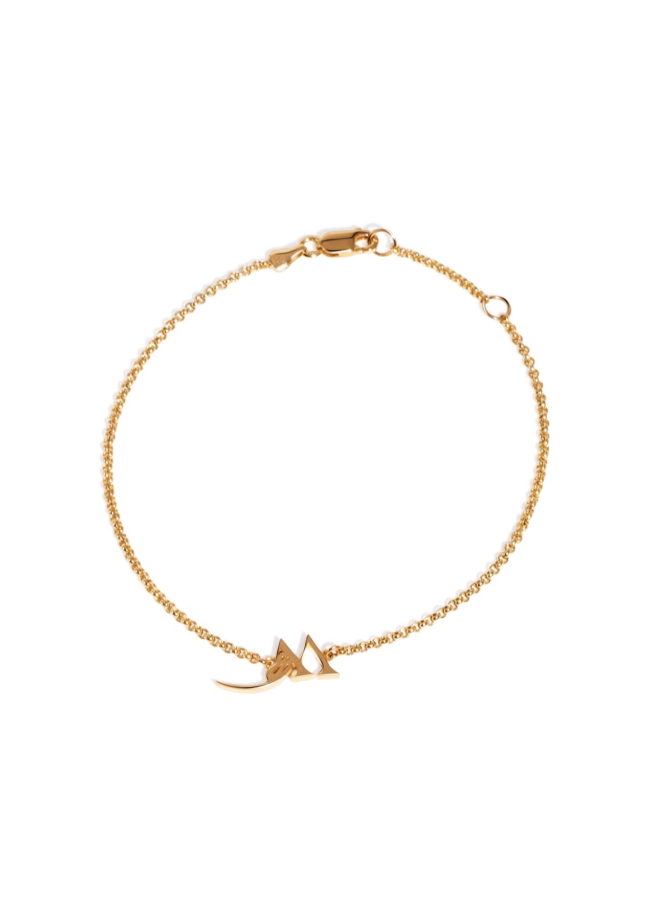 The Whisp Insignia Solid Gold Bracelet - Molten Store