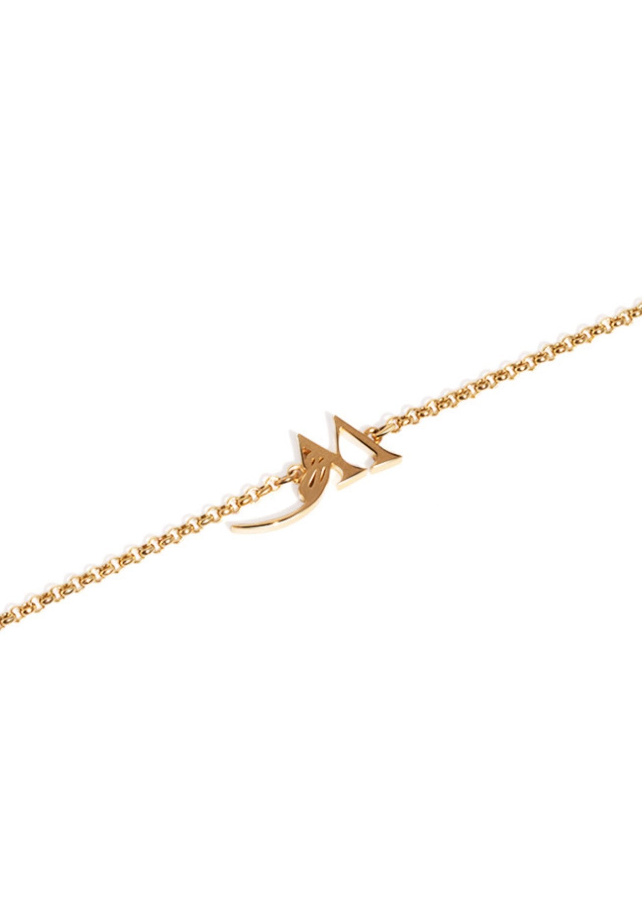 The Whisp Insignia Solid Gold Bracelet - Molten Store