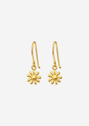 The Wildflower 14ct Gold Vermeil Hook Earrings - Molten Store