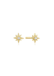 The Wishing Star 14ct Gold Vermeil Stud Earrings - Molten Store