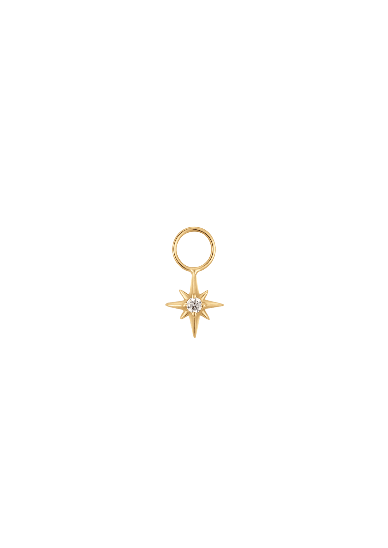 The Wishing Star Topaz 14ct Gold Vermeil Charm - Molten Store