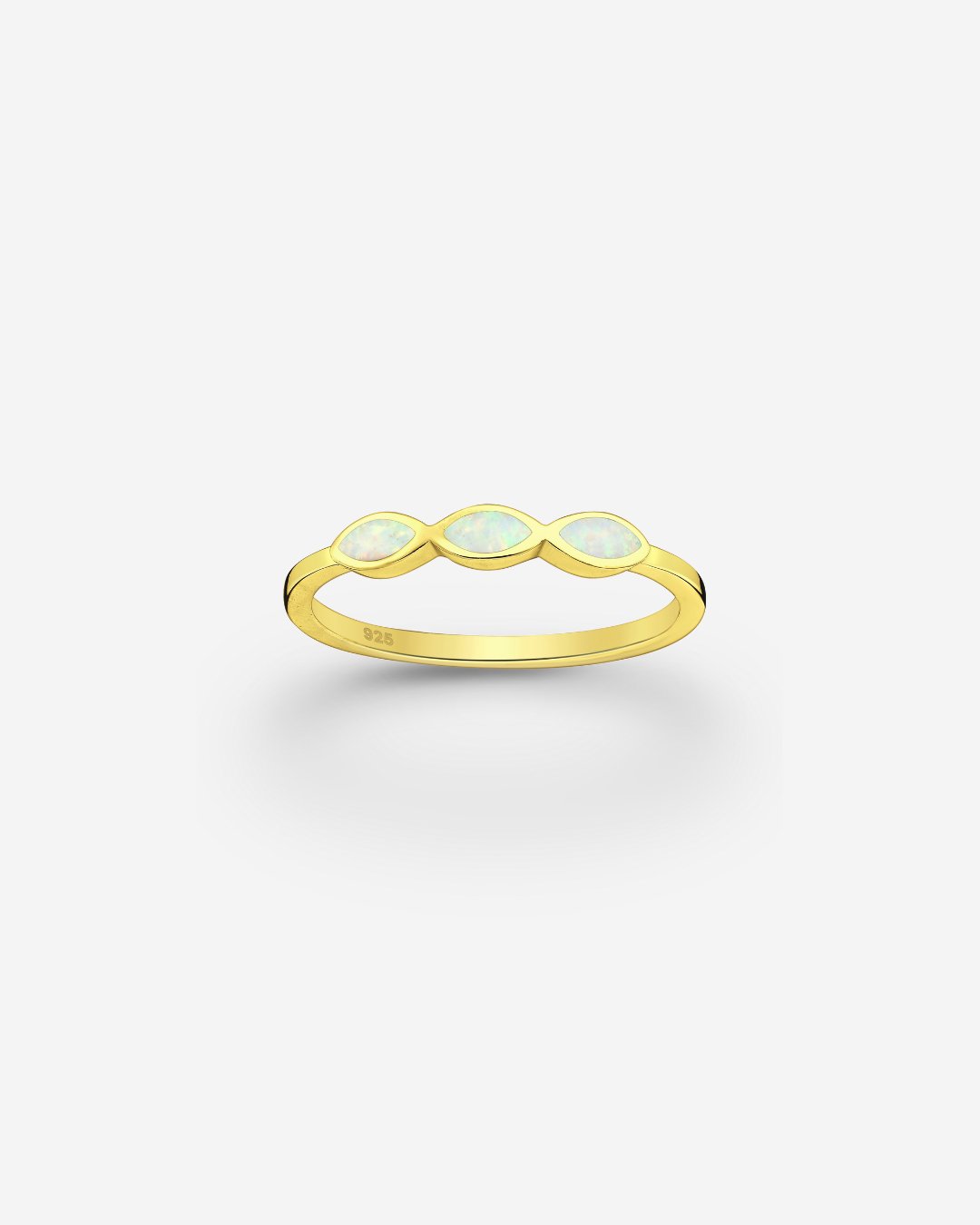 The Wonderland Opal 18ct Gold Vermeil Ring - Molten Store