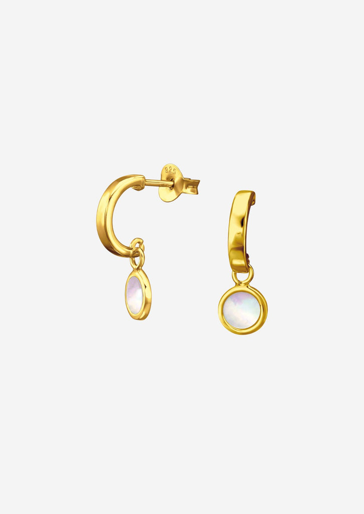 The Wondrous 14ct Gold Vermeil Half Hoop Earrings - Molten Store