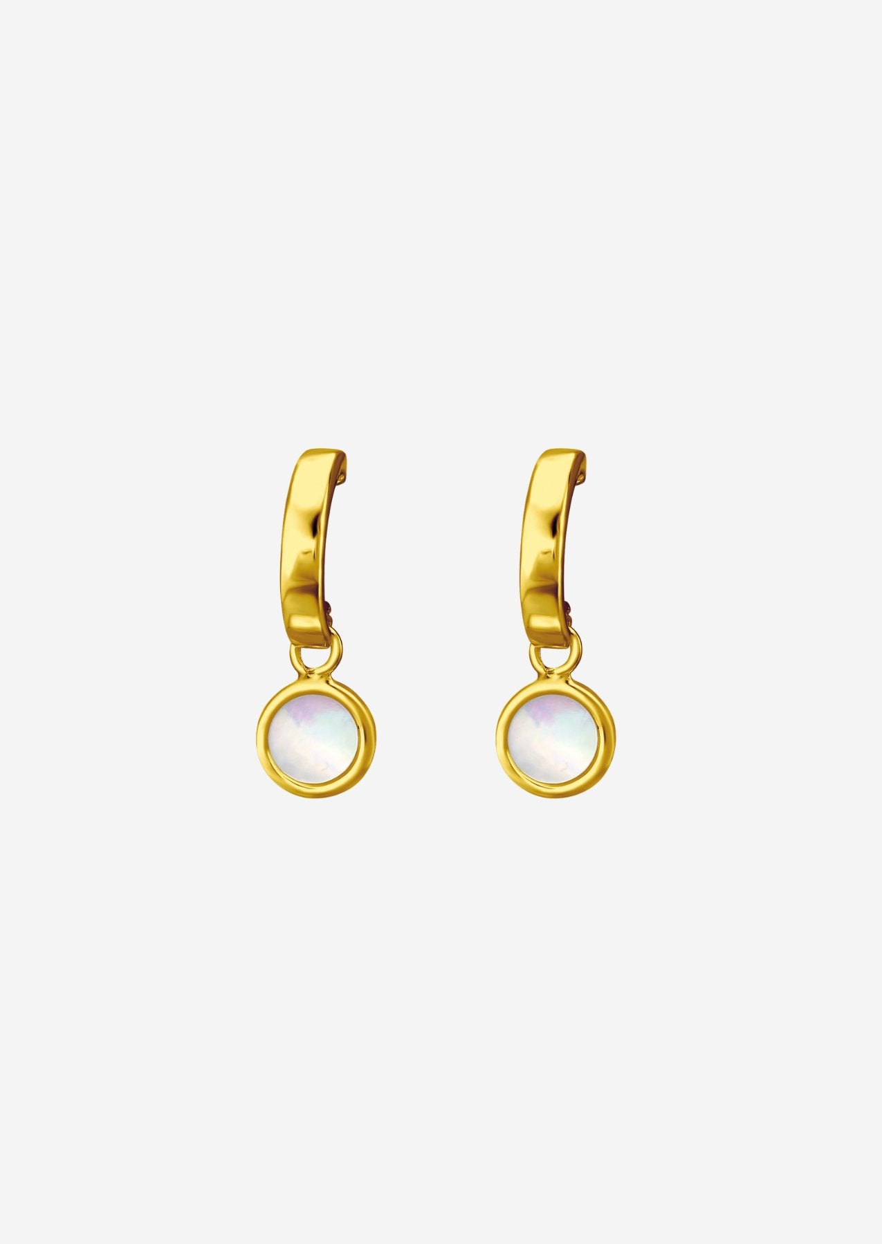 The Wondrous 14ct Gold Vermeil Half Hoop Earrings - Molten Store