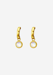 The Wondrous 14ct Gold Vermeil Half Hoop Earrings - Molten Store